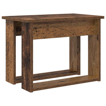 Kaffeetisch Set 2 stk. Altholz 50 x 52 x 42 cm Holzwerkstoff