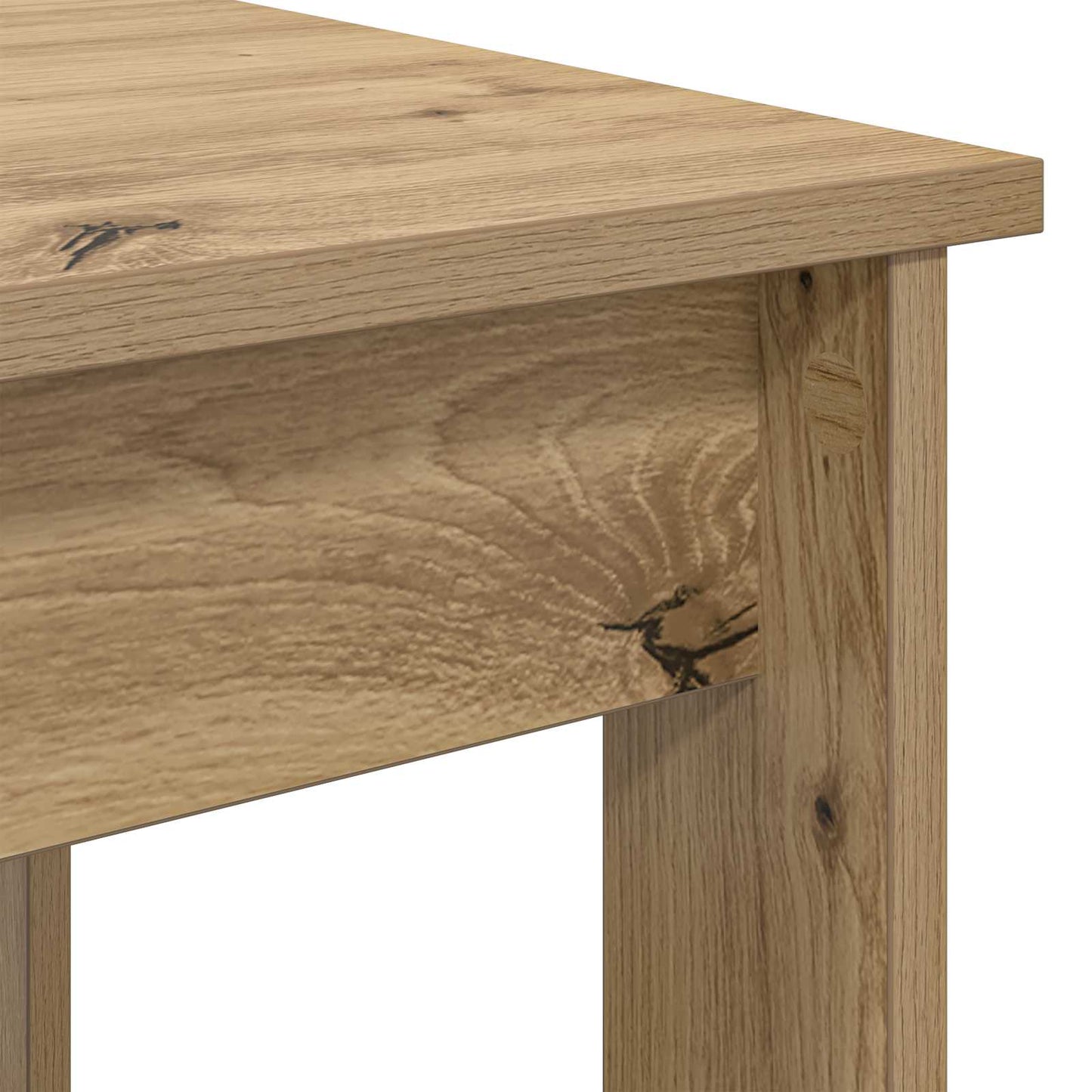 Kaffeetisch Set 2 stk. Artisan-Eiche 50 x 52 x 42 cm