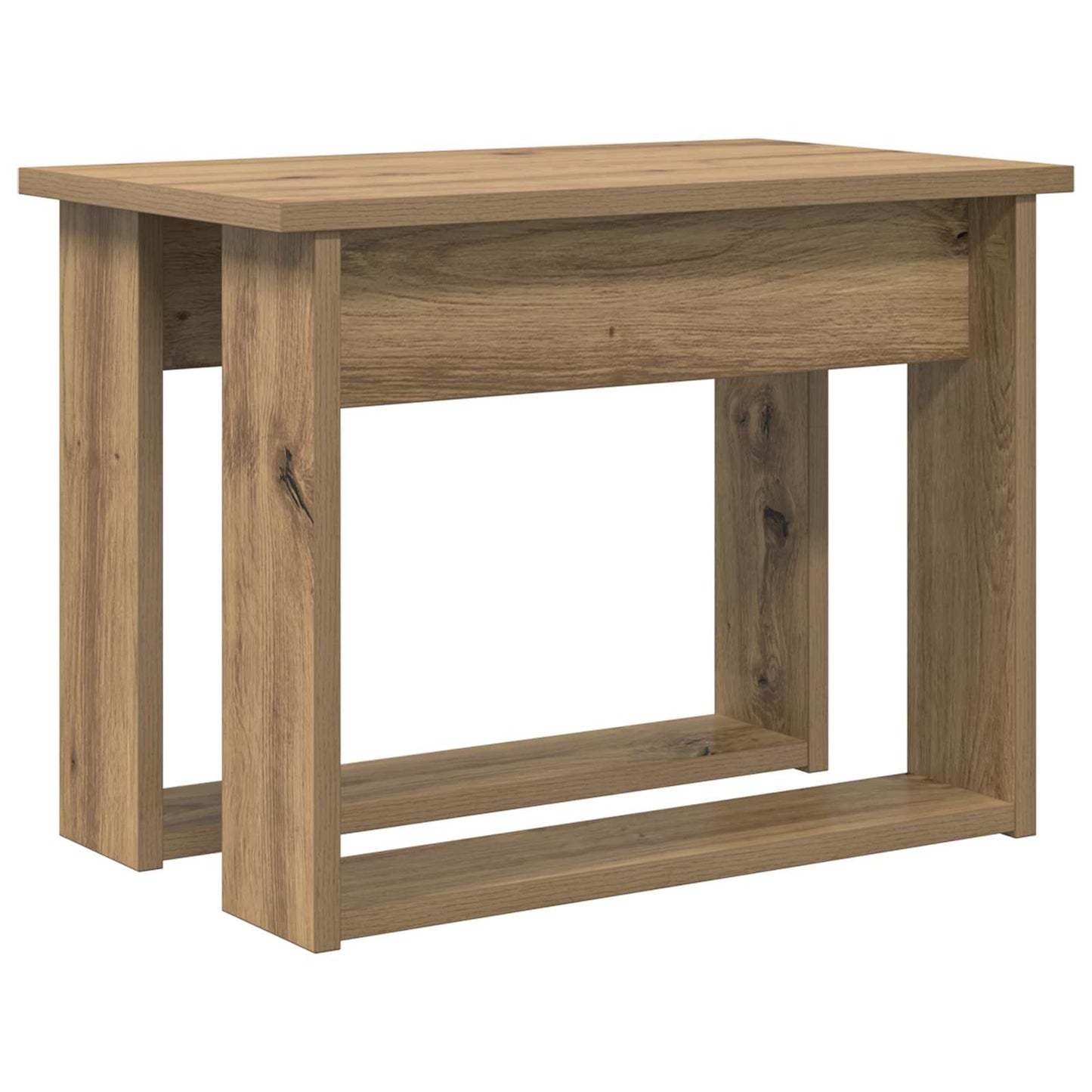 Kaffeetisch Set 2 stk. Artisan-Eiche 50 x 52 x 42 cm