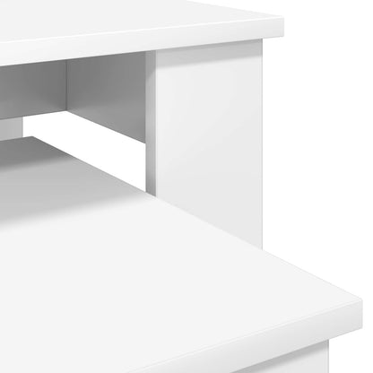 Kaffeetisch Set 2 stk. Weiß 100 x 50 x 42 cm Holzwerkstoff