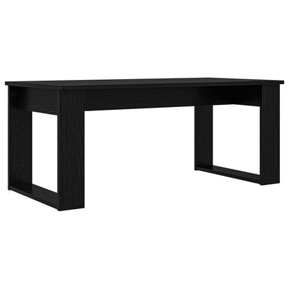 Kaffeetisch Set 2 stk. Schwarz Eichen-Optik 100 x 50 x 42 cm
