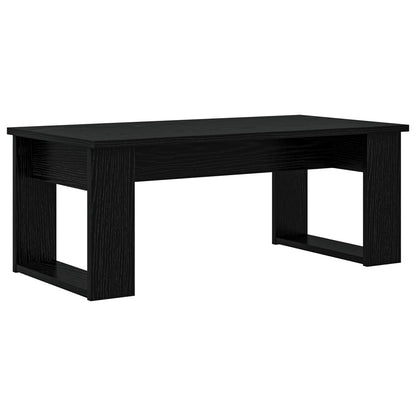 Kaffeetisch Set 2 stk. Schwarz Eichen-Optik 100 x 50 x 42 cm