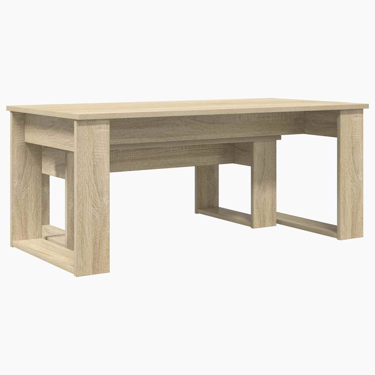 Kaffeetisch Set 2 stk. Sonoma-Eiche 100 x 50 x 42 cm