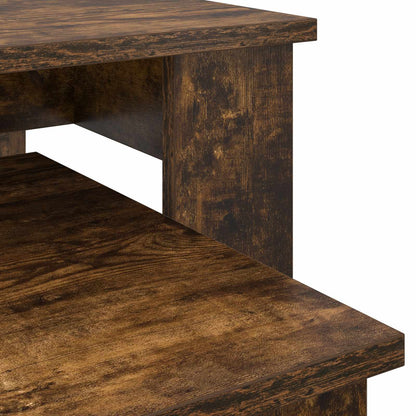 Kaffeetisch Set 2 stk. Räuchereiche 100 x 50 x 42 cm
