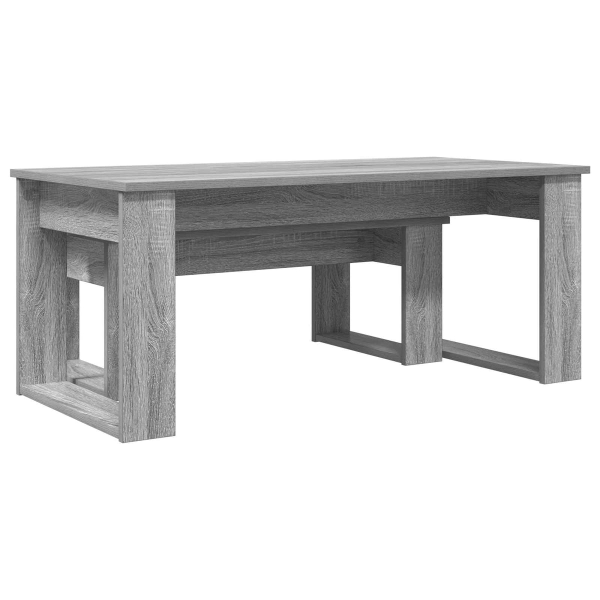 Kaffeetisch Set 2 stk. Sonoma-Grau 100 x 50 x 42 cm