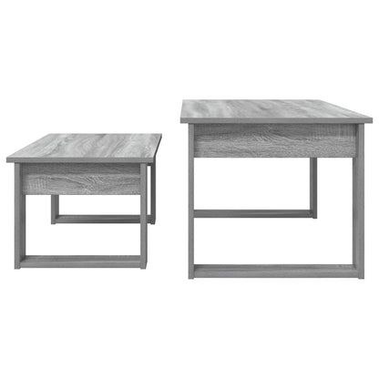 Kaffeetisch Set 2 stk. Sonoma-Grau 100 x 50 x 42 cm
