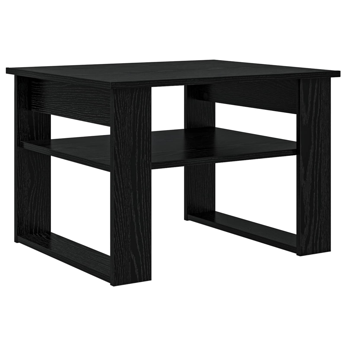 Couchtisch Schwarz Eichen-Optik 64 x 54 x 44 cm Holzwerkstoff