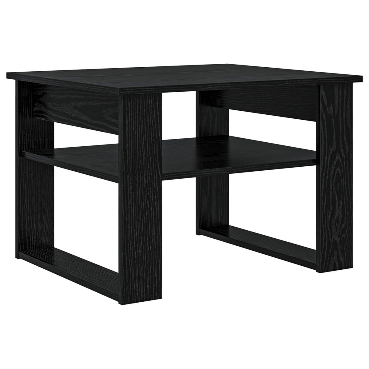 Couchtisch Schwarz Eichen-Optik 64 x 54 x 44 cm Holzwerkstoff