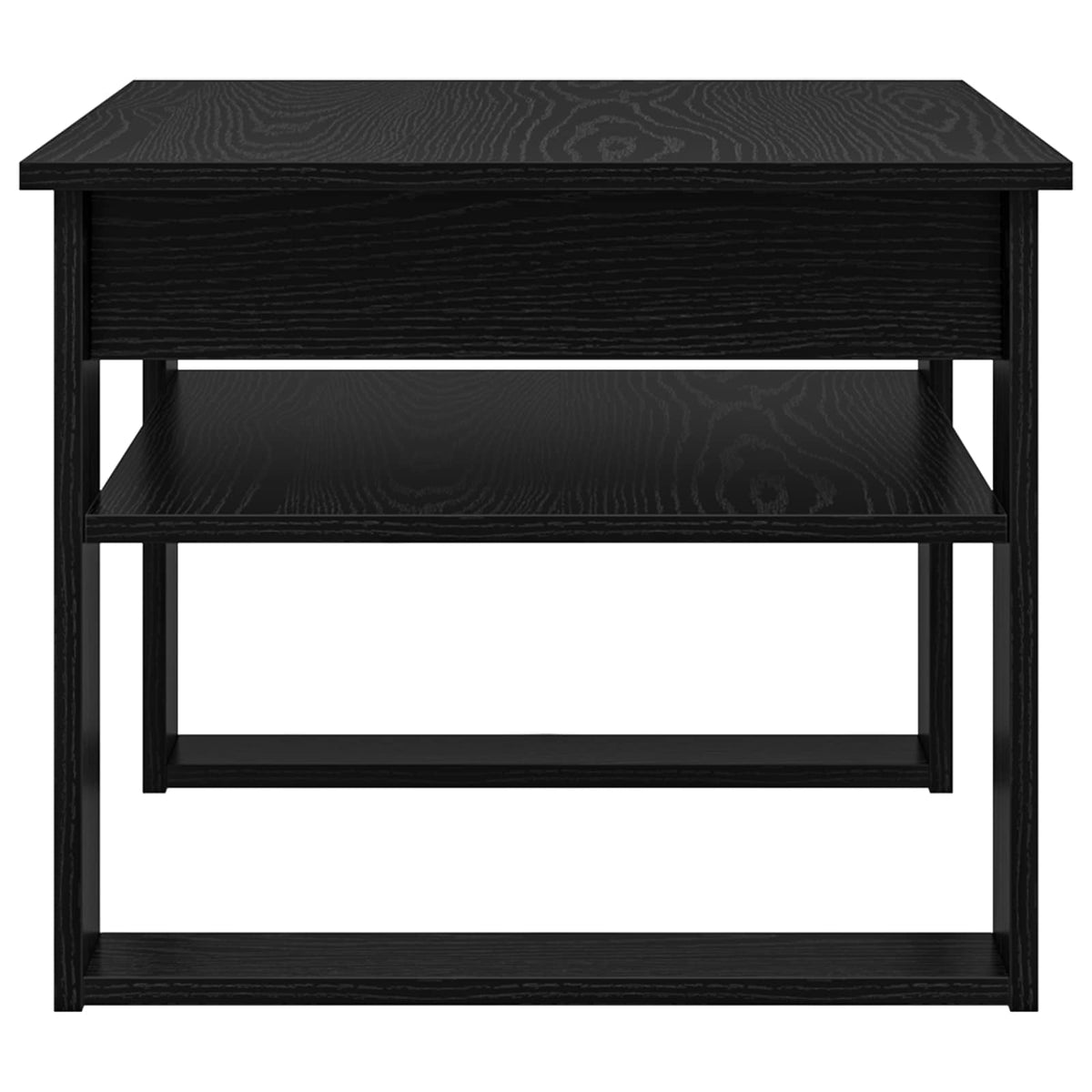Couchtisch Schwarz Eichen-Optik 64 x 54 x 44 cm Holzwerkstoff