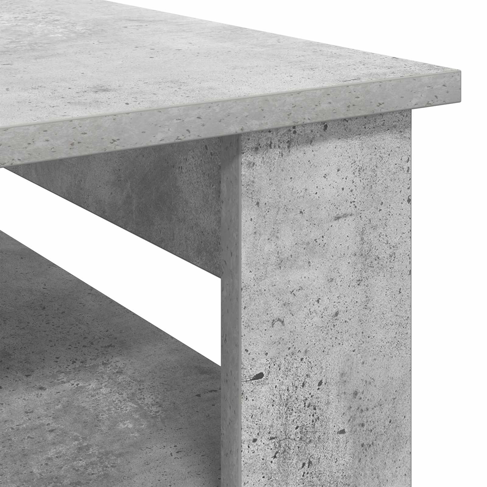 Couchtisch Betongrau 64 x 54 x 44 cm Holzwerkstoff