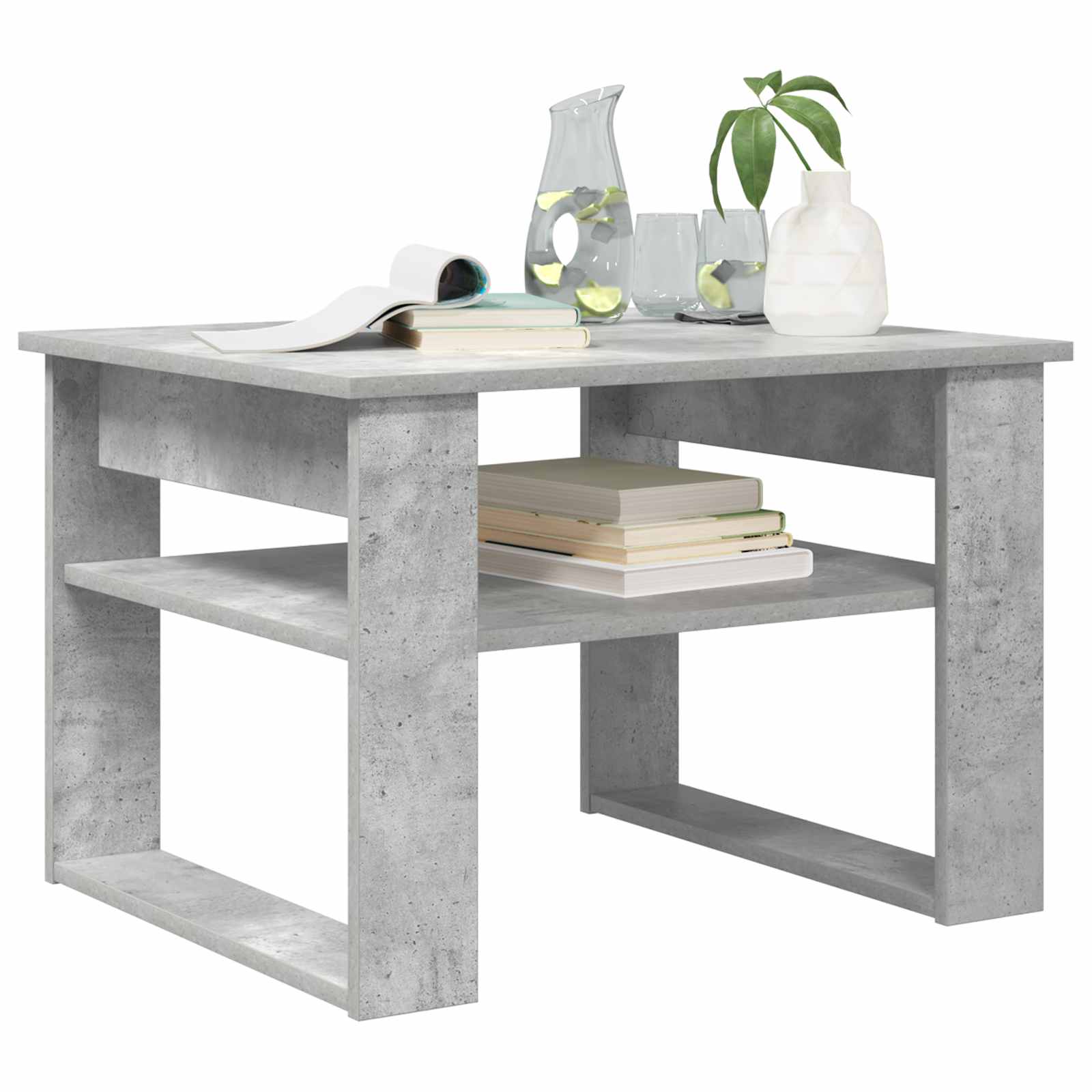 Couchtisch Betongrau 64 x 54 x 44 cm Holzwerkstoff
