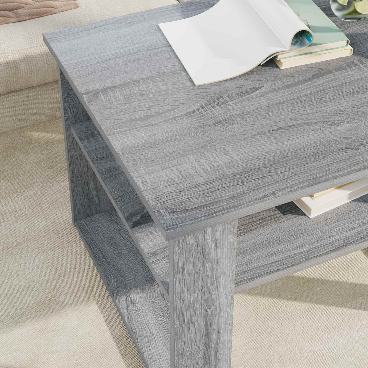 Couchtisch Sonoma-Grau 64 x 54 x 44 cm Holzwerkstoff