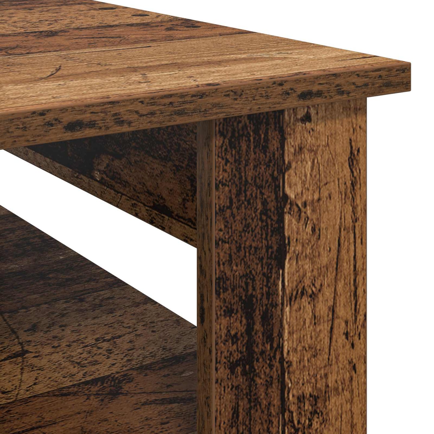 Couchtisch Altholz 64 x 54 x 44 cm Holzwerkstoff