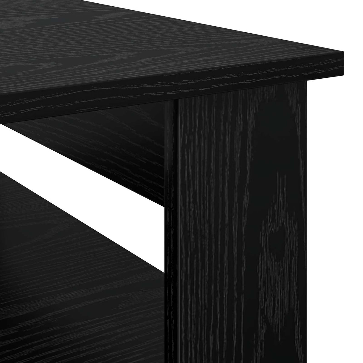 Couchtisch Schwarz Eichen-Optik 96 x 54 x 44 cm Holzwerkstoff