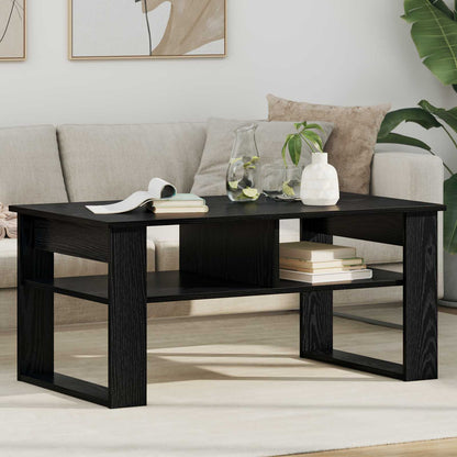 Couchtisch Schwarz Eichen-Optik 96 x 54 x 44 cm Holzwerkstoff