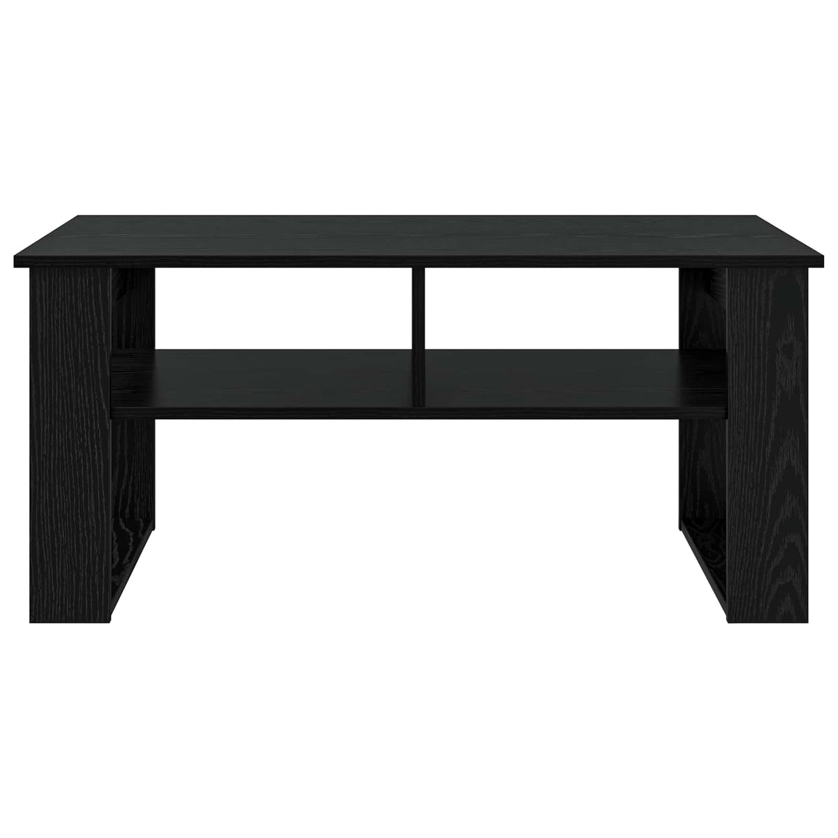 Couchtisch Schwarz Eichen-Optik 96 x 54 x 44 cm Holzwerkstoff