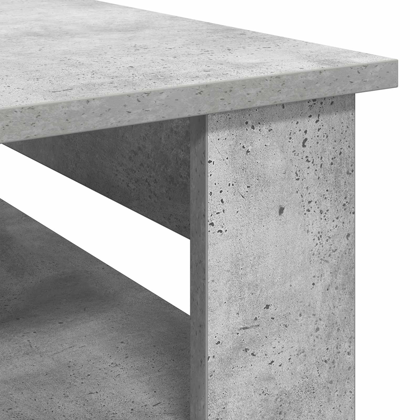 Couchtisch Betongrau 96 x 54 x 44 cm Holzwerkstoff