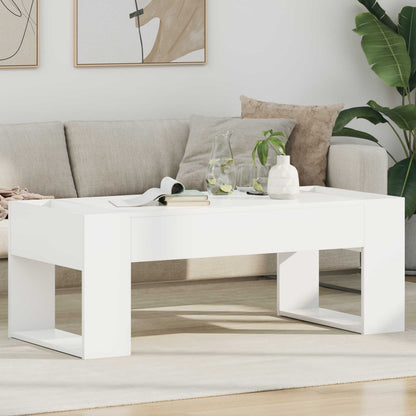 Couchtisch Weiß 110 x 50 x 41 cm Holzwerkstoff