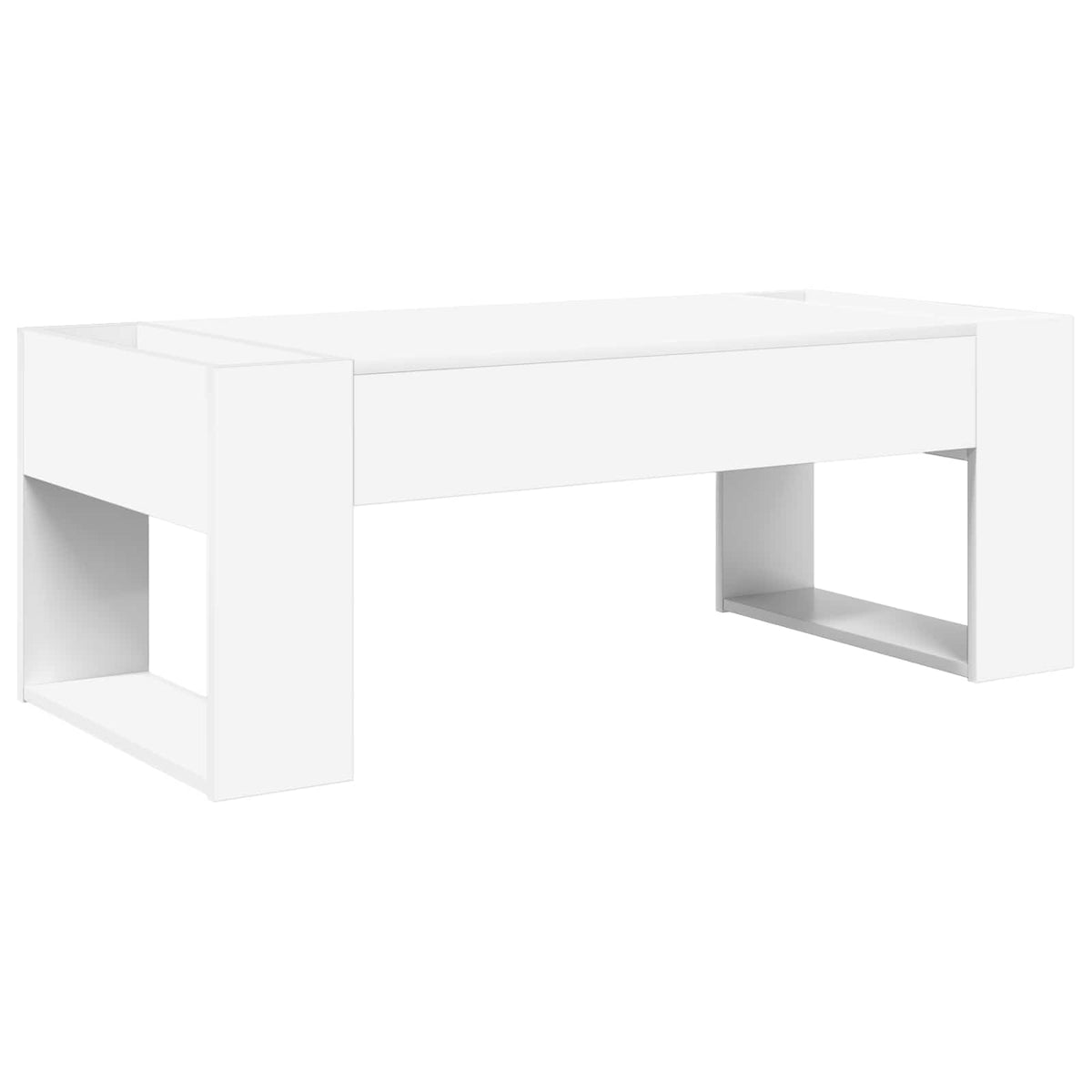 Couchtisch Weiß 110 x 50 x 41 cm Holzwerkstoff