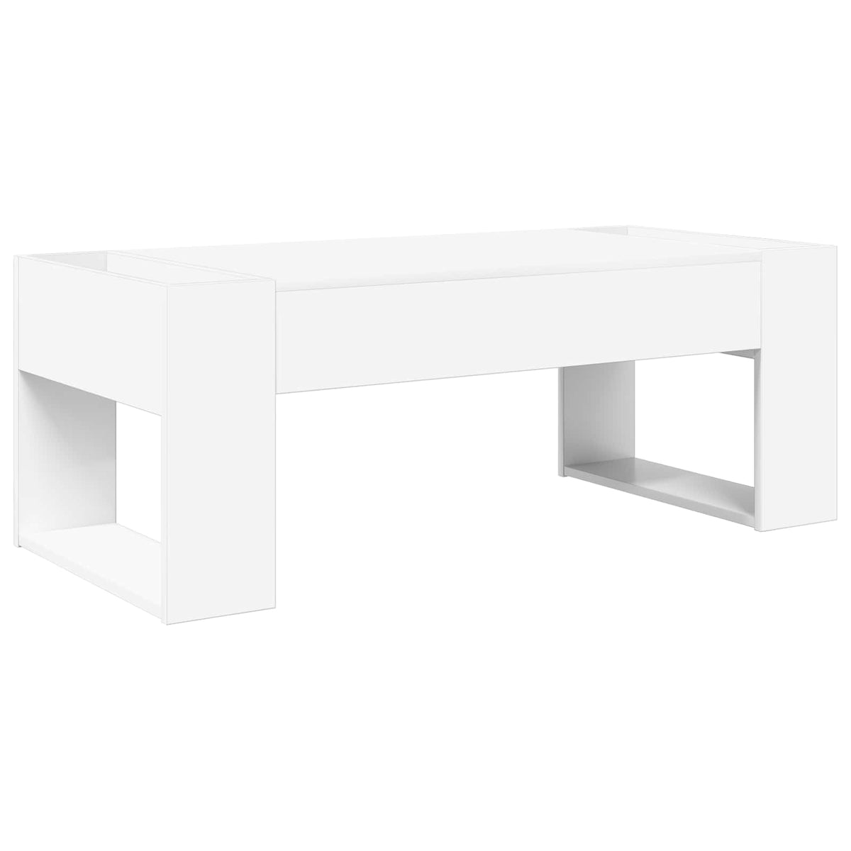 Couchtisch Weiß 110 x 50 x 41 cm Holzwerkstoff