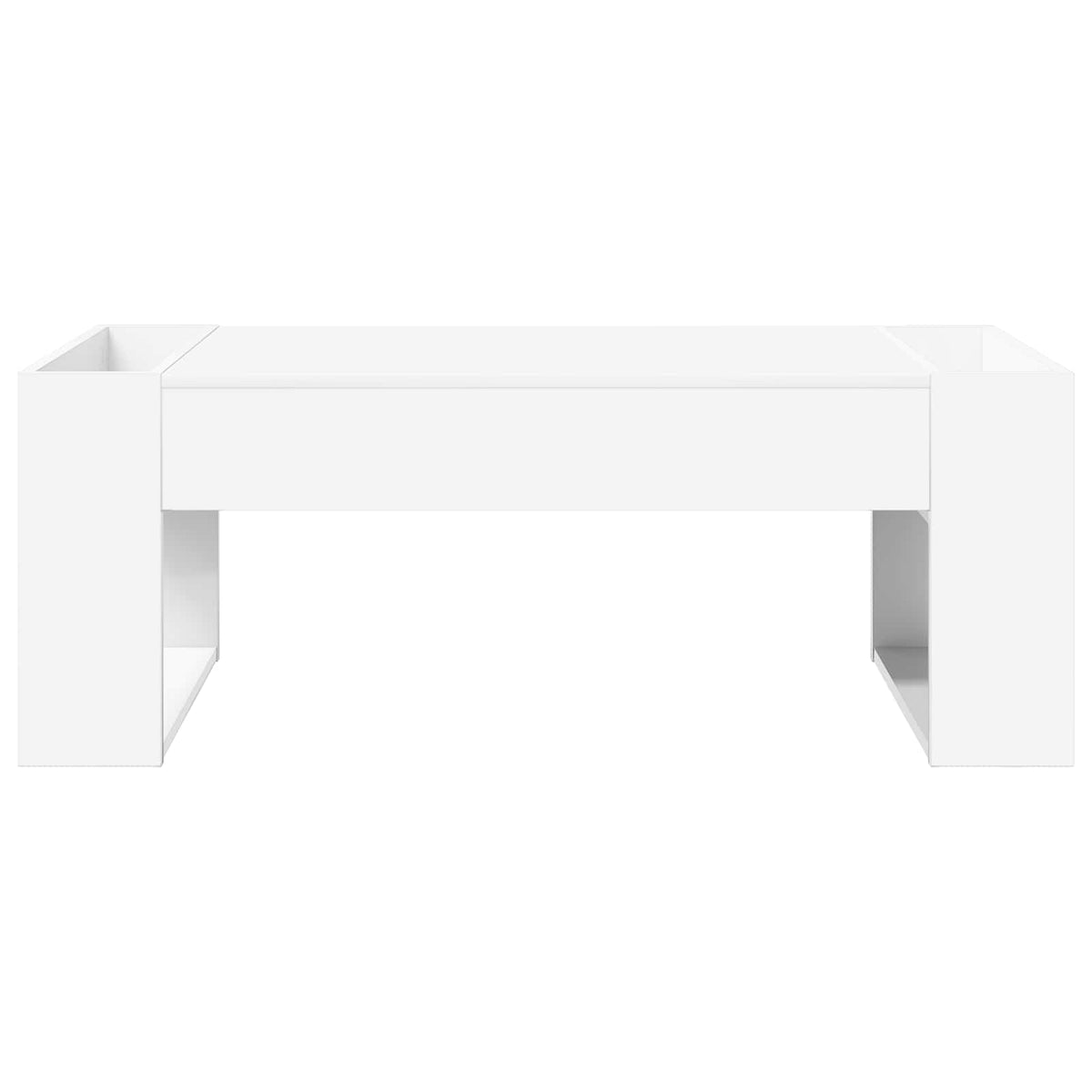 Couchtisch Weiß 110 x 50 x 41 cm Holzwerkstoff
