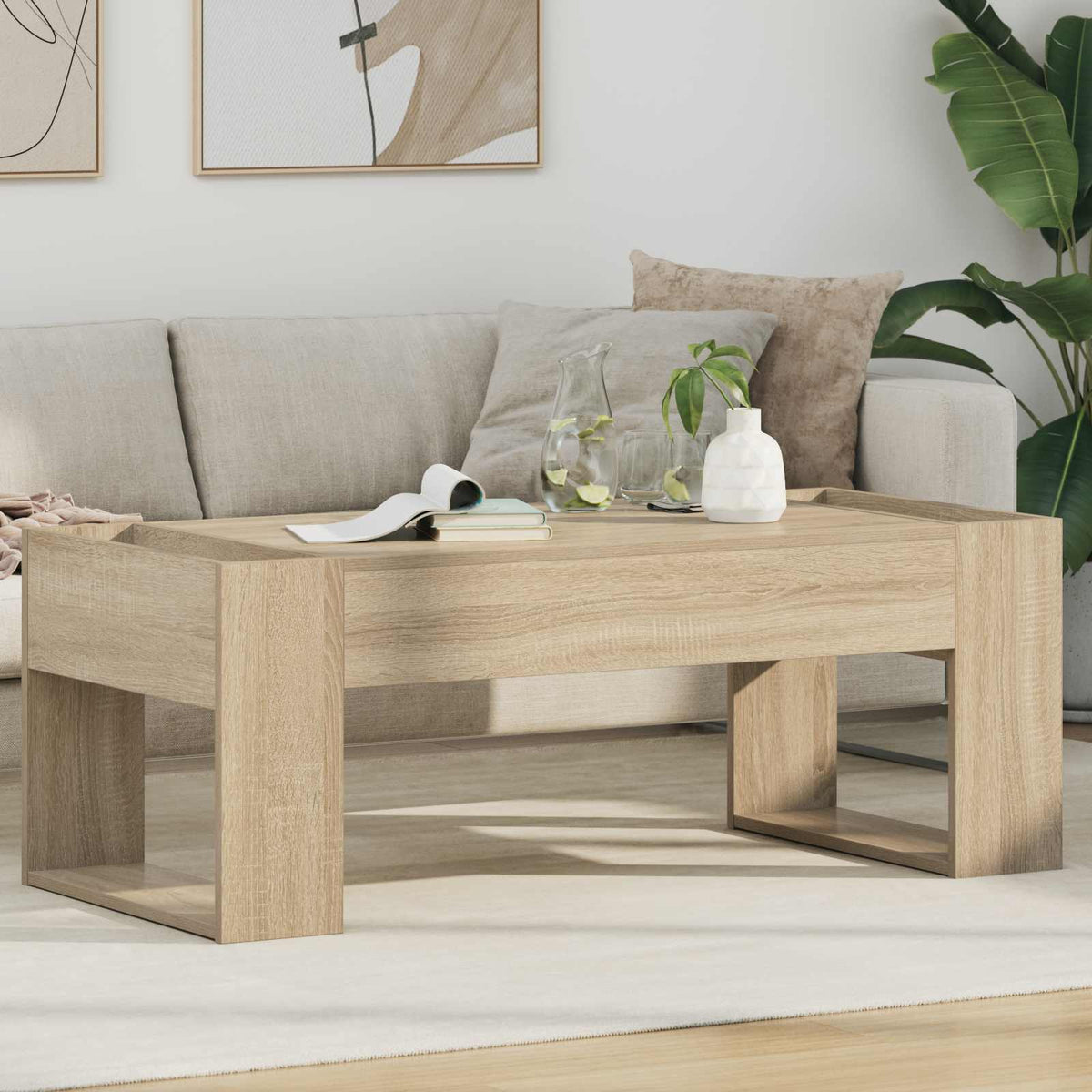 Couchtisch Sonoma-Eiche 110 x 50 x 41 cm Holzwerkstoff