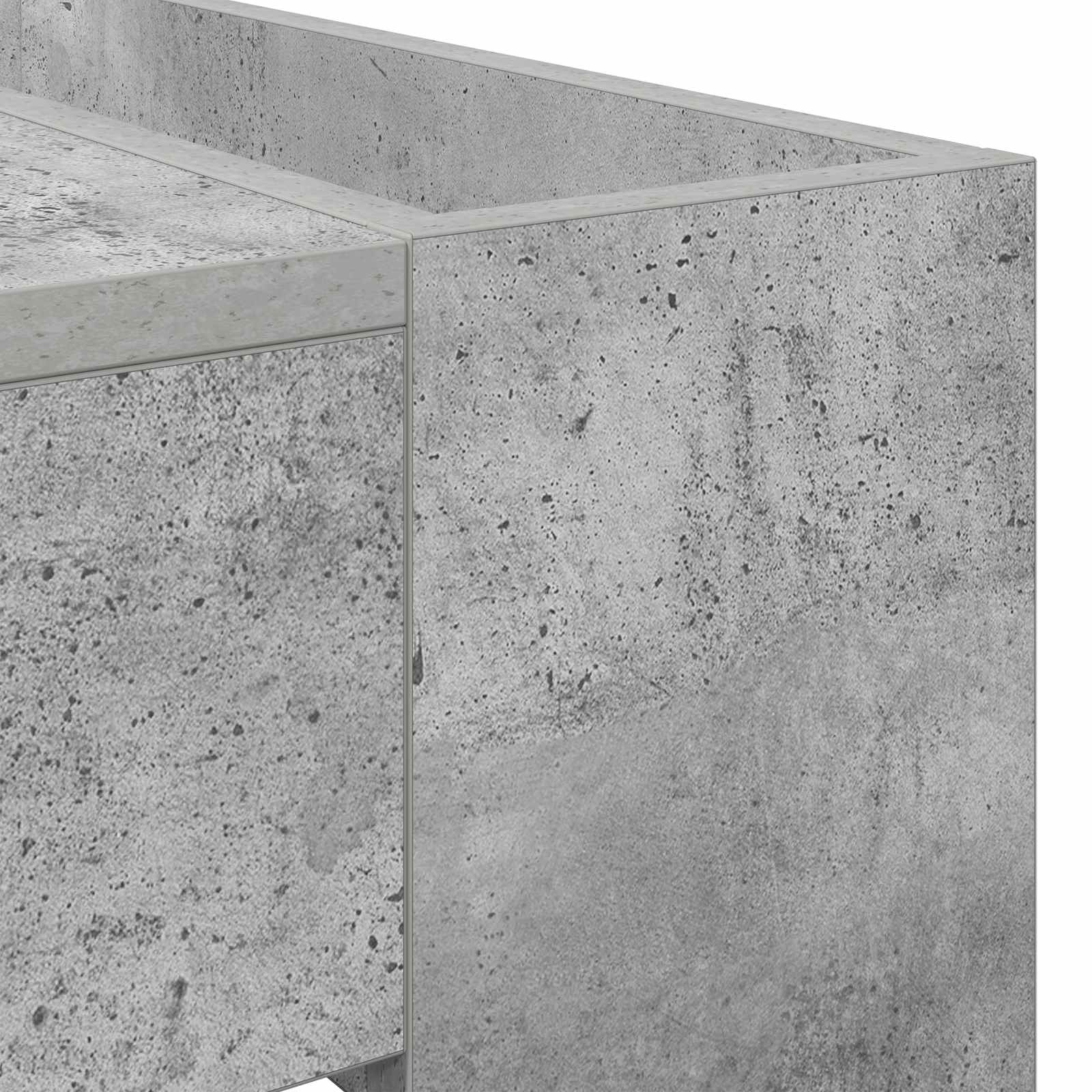 Couchtisch Betongrau 110 x 50 x 41 cm Holzwerkstoff