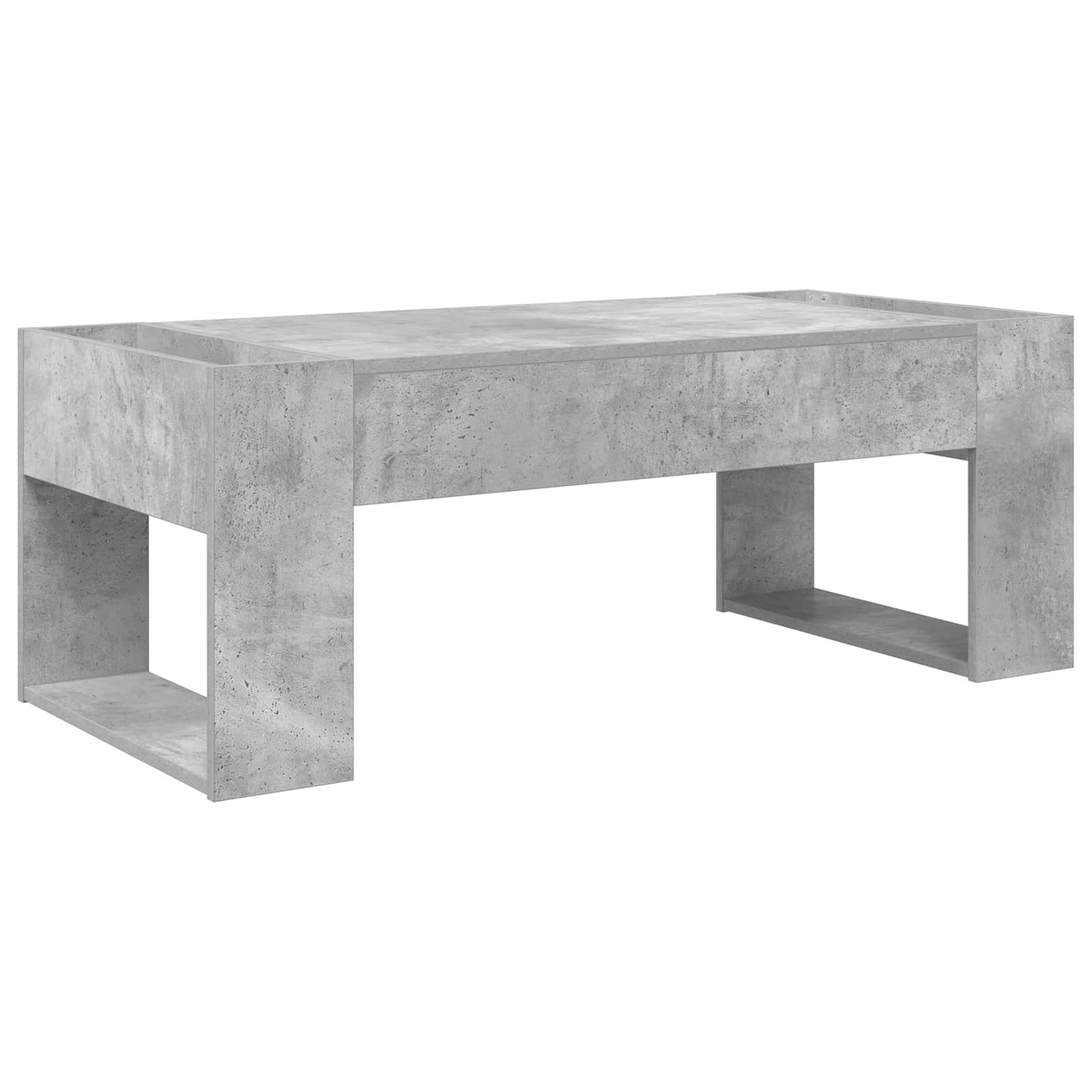 Couchtisch Betongrau 110 x 50 x 41 cm Holzwerkstoff