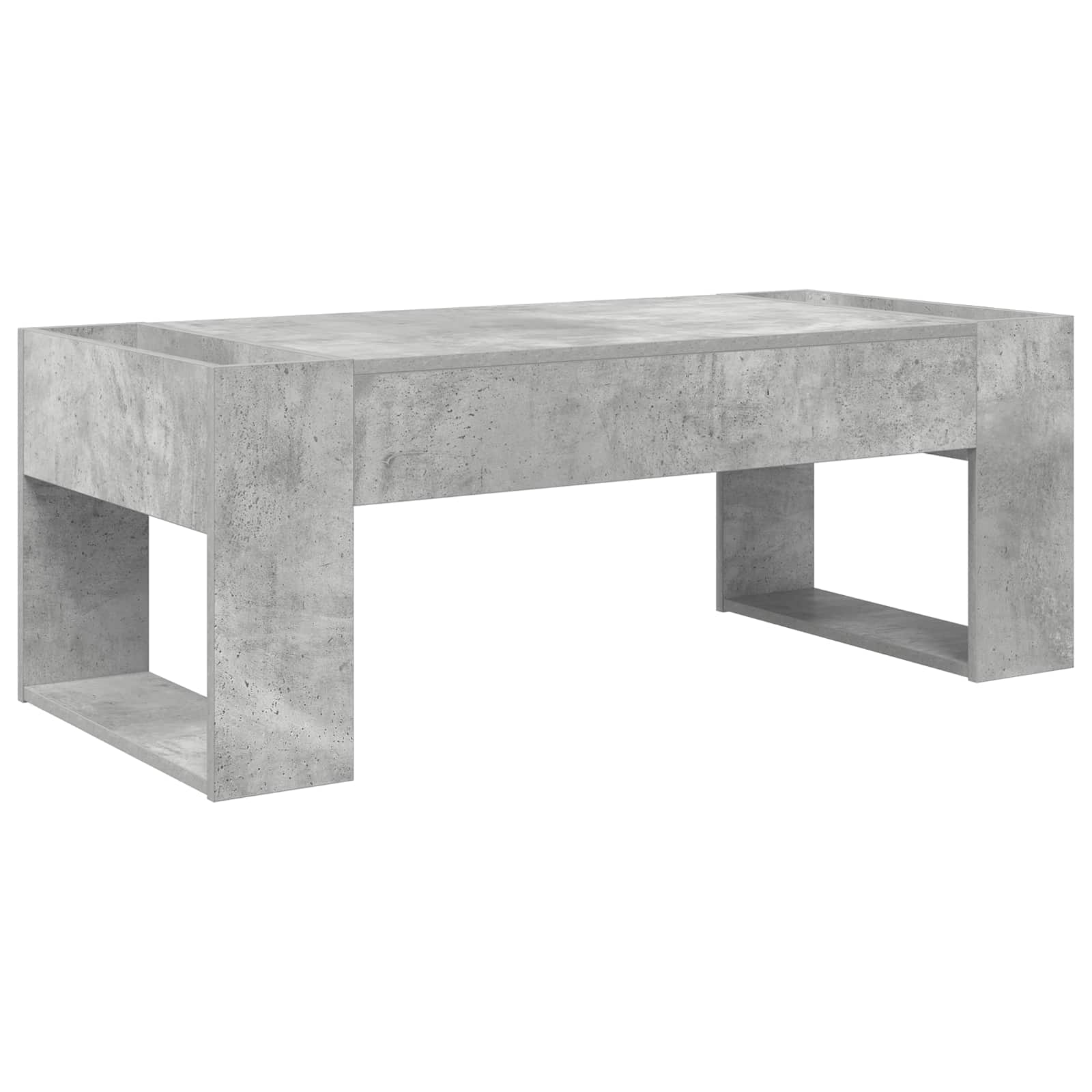 Couchtisch Betongrau 110 x 50 x 41 cm Holzwerkstoff