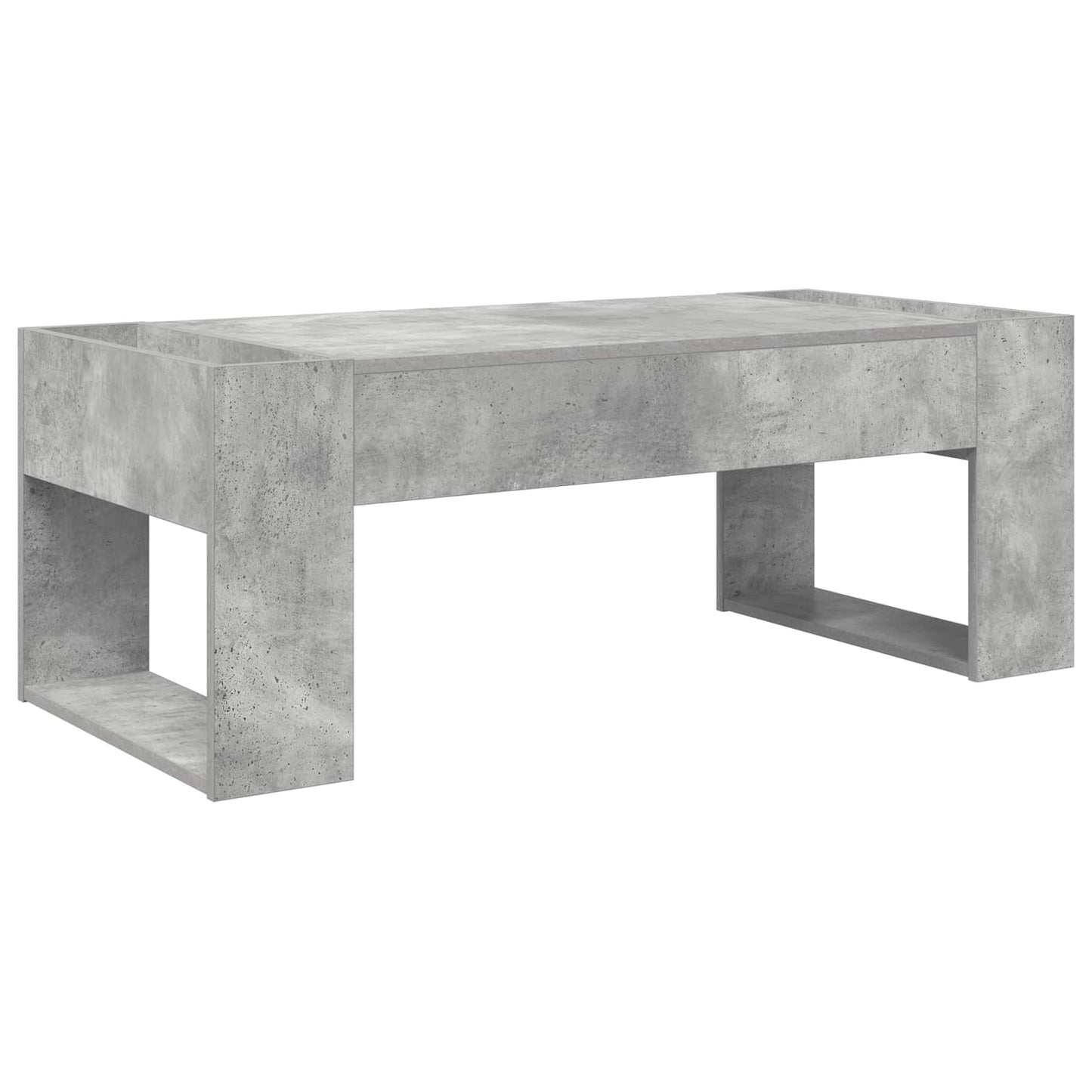 Couchtisch Betongrau 110 x 50 x 41 cm Holzwerkstoff