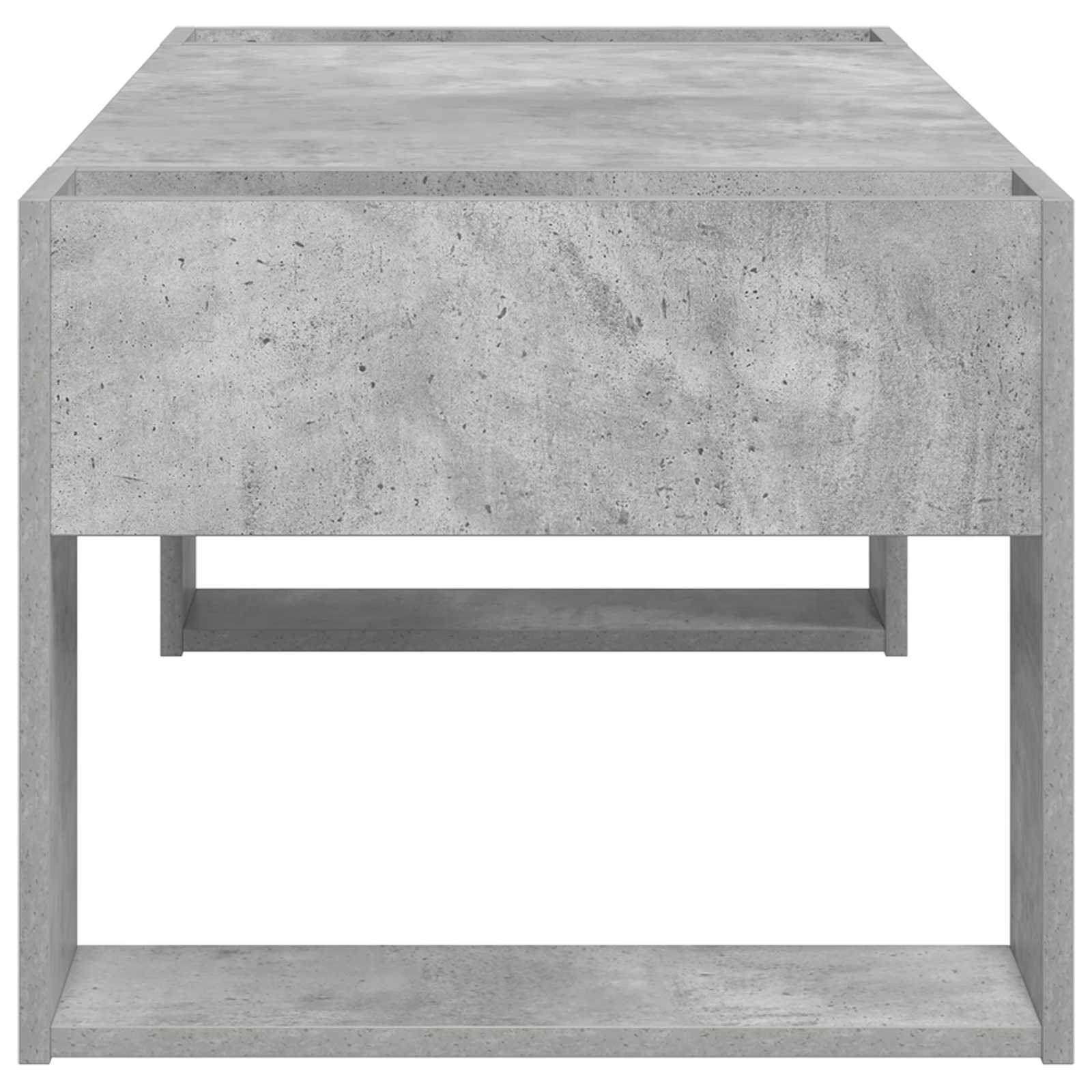 Couchtisch Betongrau 110 x 50 x 41 cm Holzwerkstoff