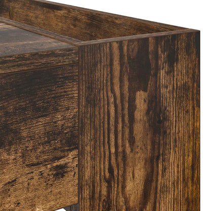 Couchtisch Räuchereiche 110 x 50 x 41 cm Holzwerkstoff