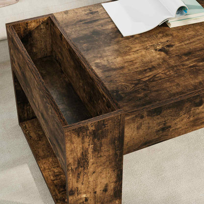 Couchtisch Räuchereiche 110 x 50 x 41 cm Holzwerkstoff