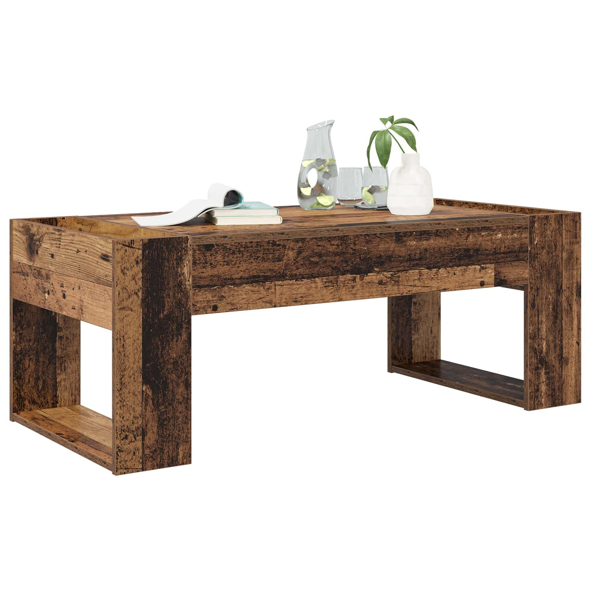 Couchtisch Altholz 110 x 50 x 41 cm Holzwerkstoff
