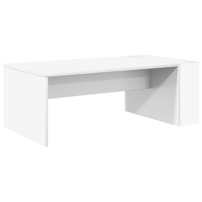 Couchtisch Weiß 95 x 50 x 34 cm Holzwerkstoff