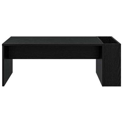 Couchtisch Schwarz Eichen-Optik 95 x 50 x 34 cm Holzwerkstoff