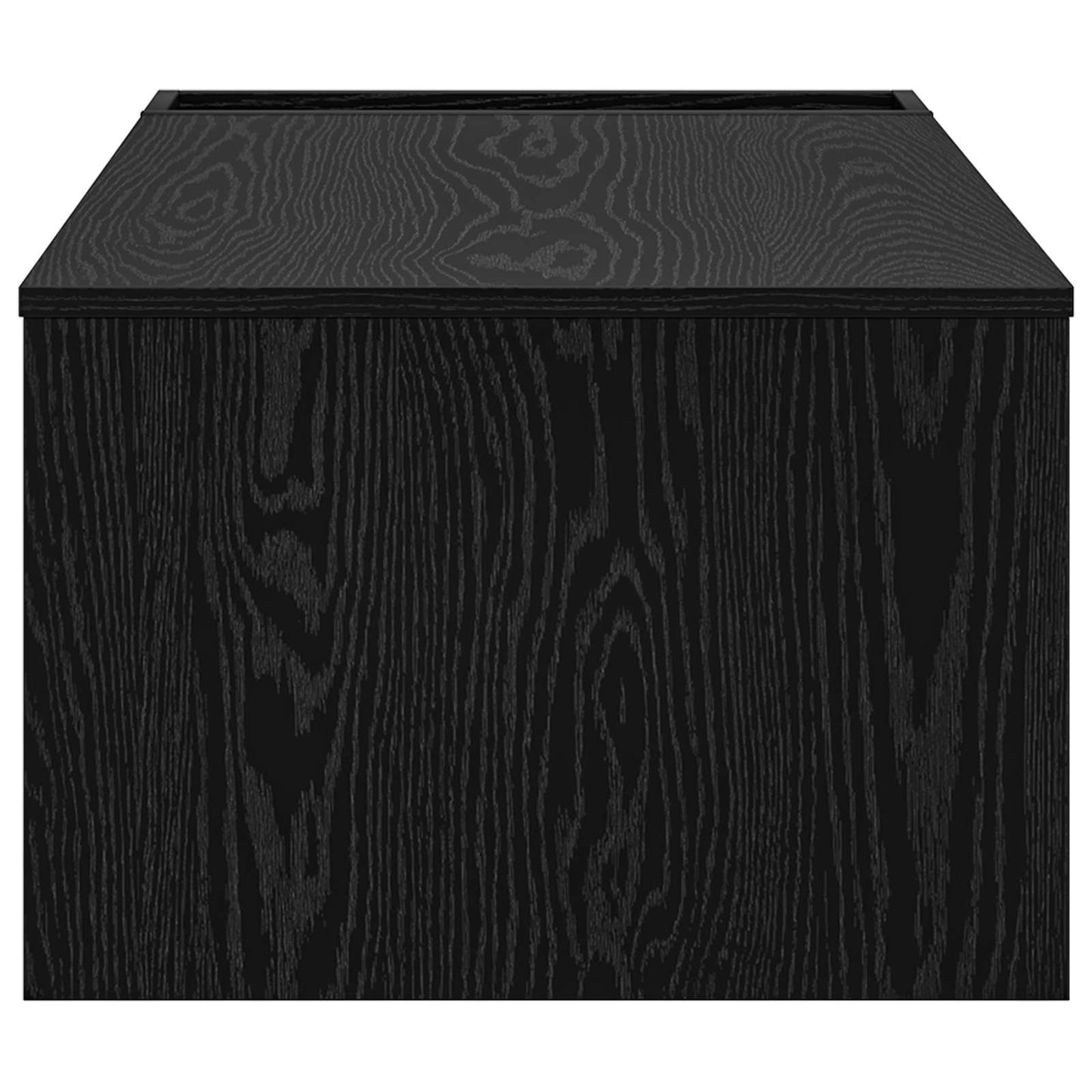 Couchtisch Schwarz Eichen-Optik 95 x 50 x 34 cm Holzwerkstoff