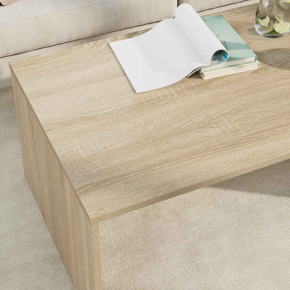 Couchtisch Sonoma-Eiche 95 x 50 x 34 cm Holzwerkstoff