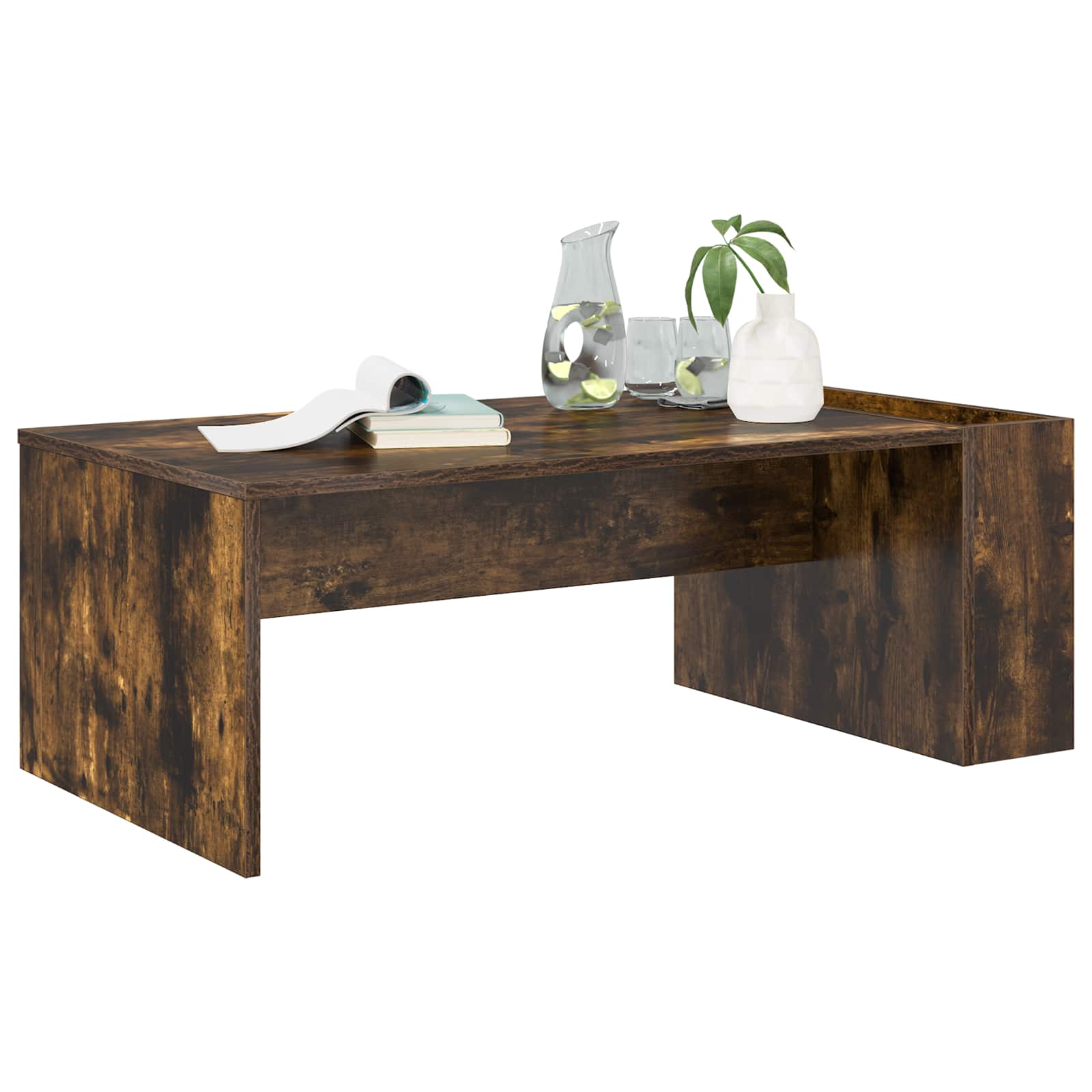Couchtisch Geräucherte Eiche 95 x 50 x 34 cm Holzwerkstoff