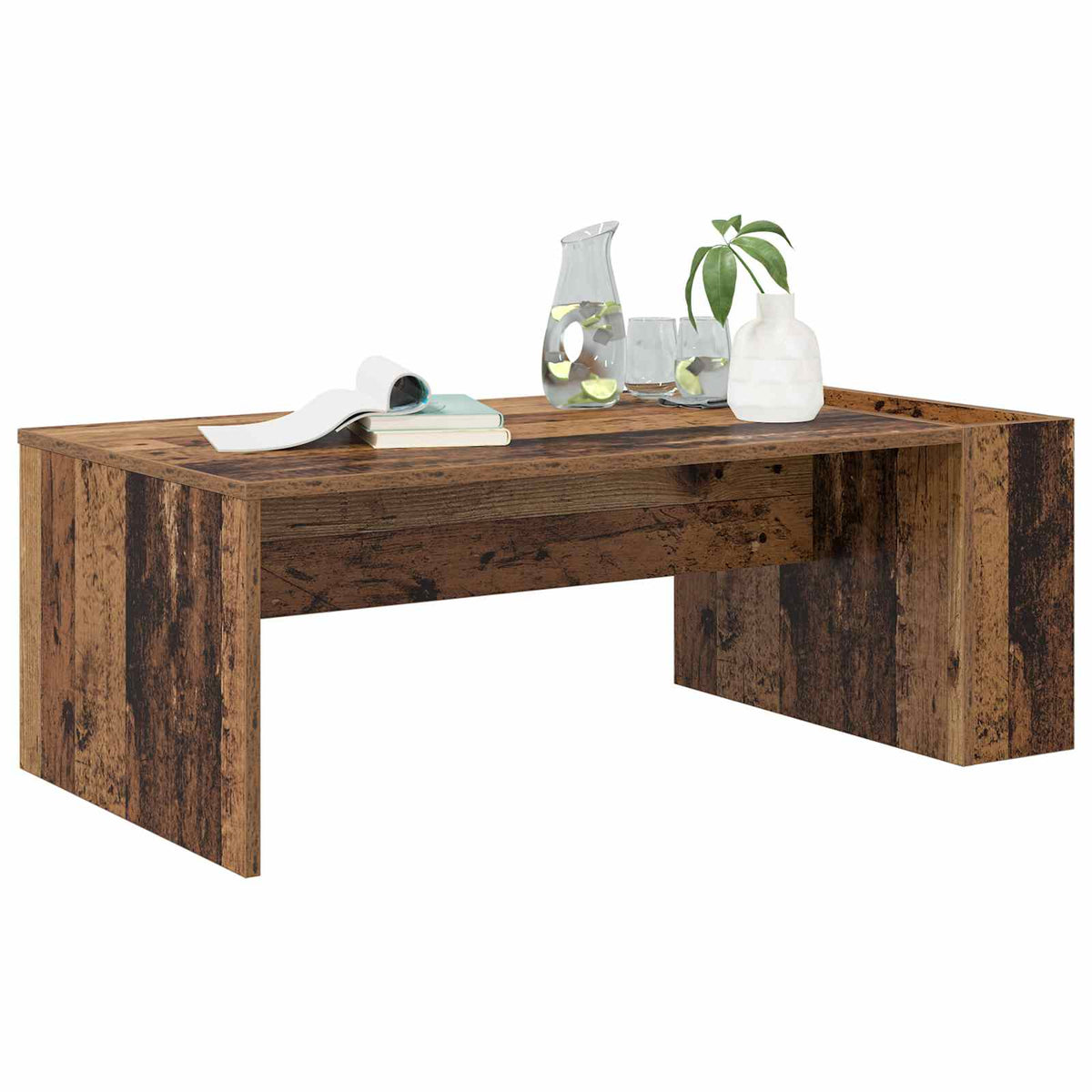 Couchtisch Altholz 95 x 50 x 34 cm Holzwerkstoff