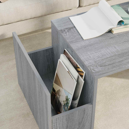 Couchtisch Sonoma-Grau 90 x 45 x 35 cm Holzwerkstoff