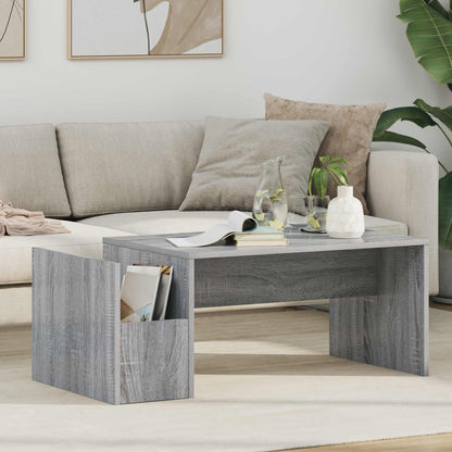 Couchtisch Sonoma-Grau 90 x 45 x 35 cm Holzwerkstoff