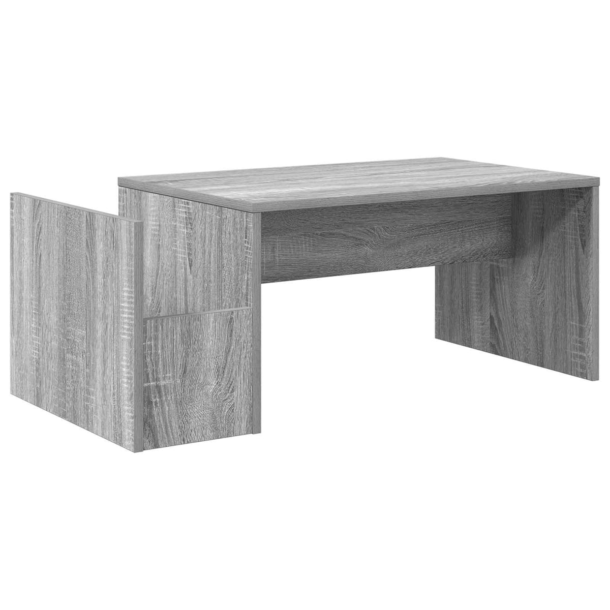 Couchtisch Sonoma-Grau 90 x 45 x 35 cm Holzwerkstoff