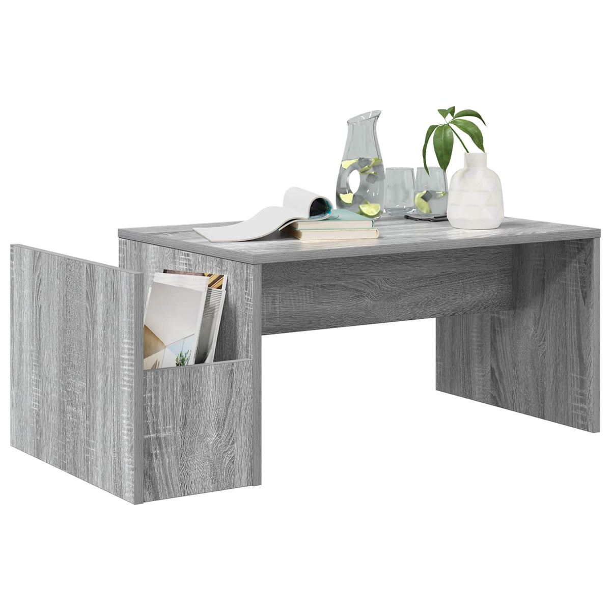 Couchtisch Sonoma-Grau 90 x 45 x 35 cm Holzwerkstoff