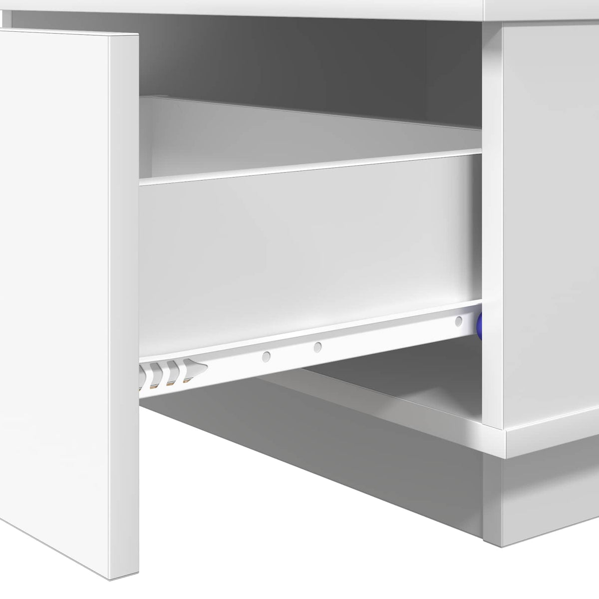 Couchtisch Weiß 95 x 55 x 31 cm Holzwerkstoff