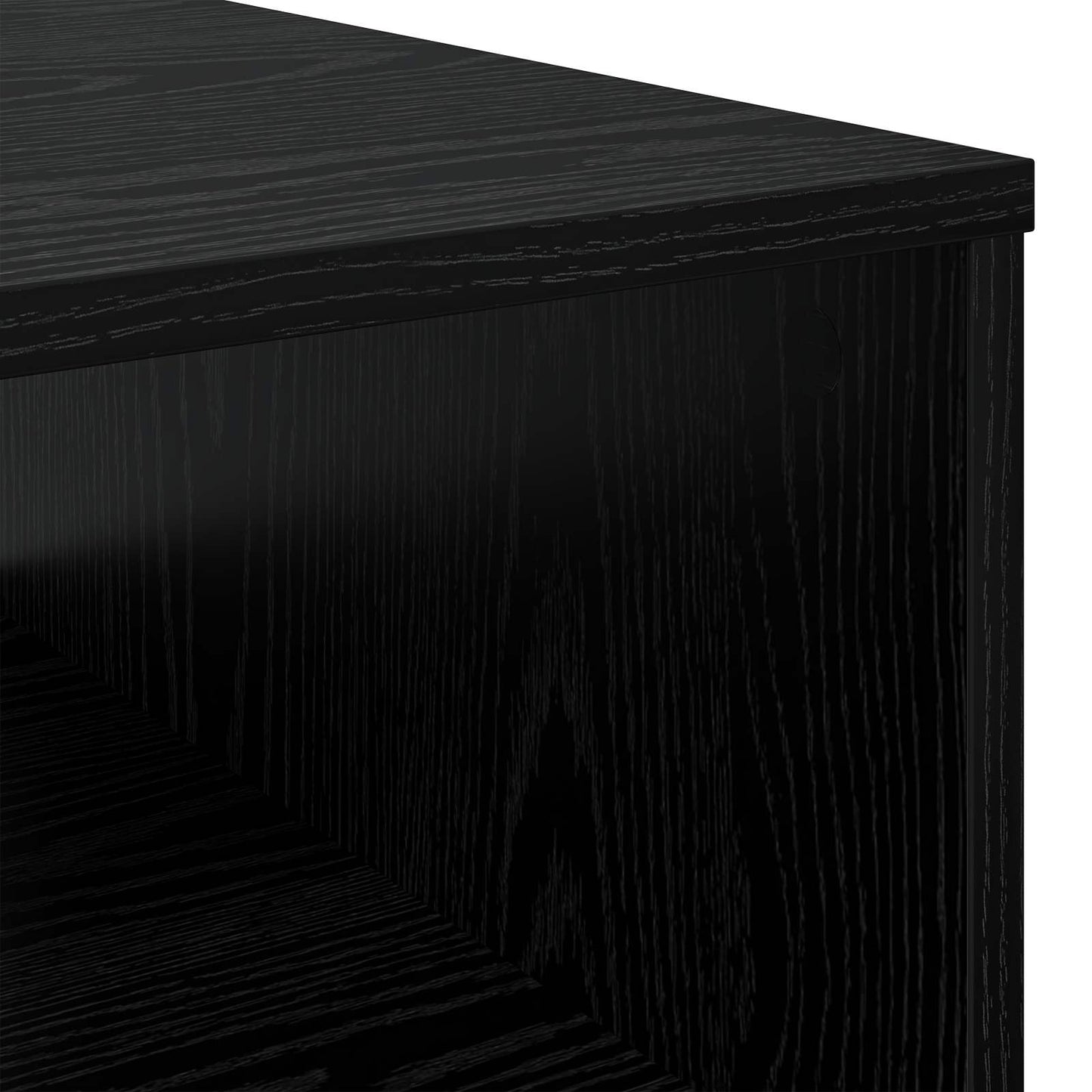 Couchtisch Schwarz Eichen-Optik 95 x 55 x 31 cm Holzwerkstoff