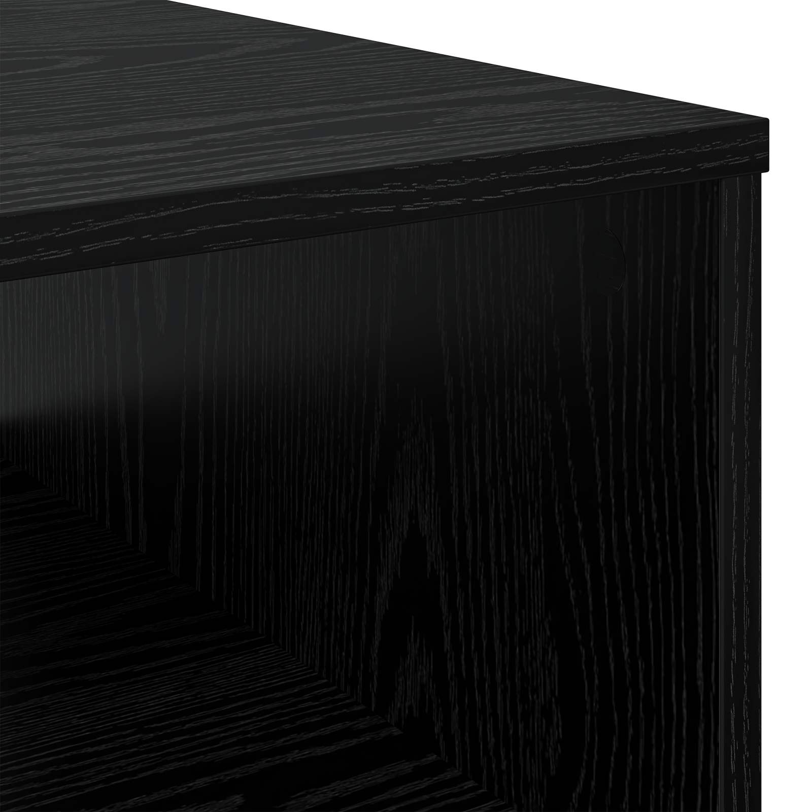 Couchtisch Schwarz Eichen-Optik 95 x 55 x 31 cm Holzwerkstoff