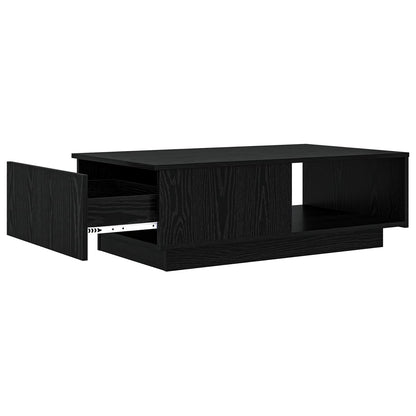 Couchtisch Schwarz Eichen-Optik 95 x 55 x 31 cm Holzwerkstoff