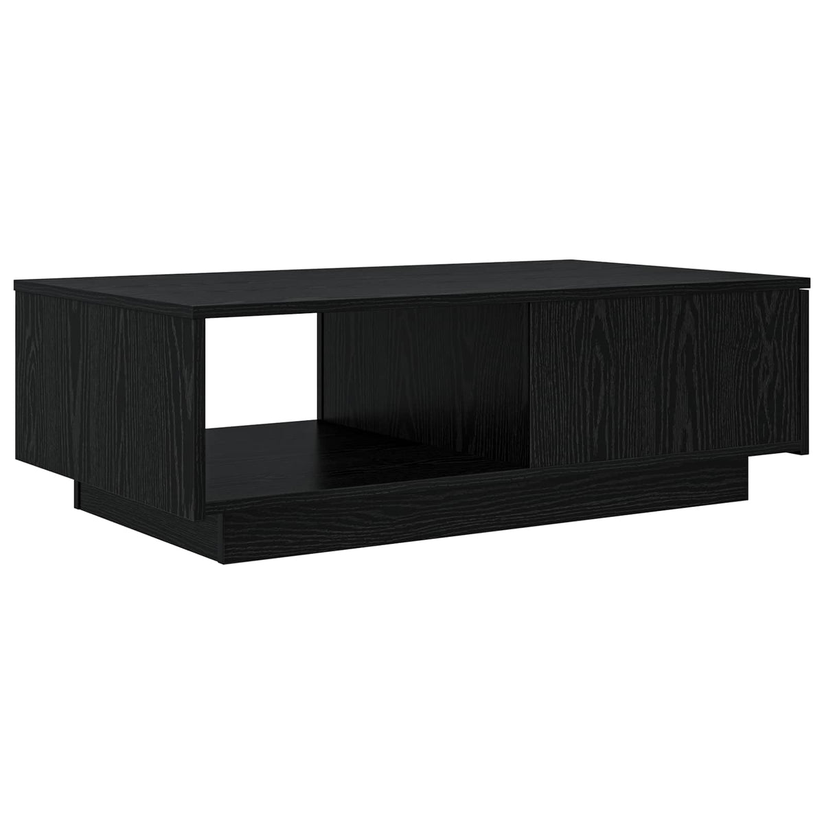 Couchtisch Schwarz Eichen-Optik 95 x 55 x 31 cm Holzwerkstoff