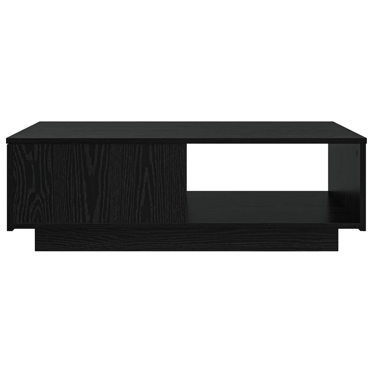 Couchtisch Schwarz Eichen-Optik 95 x 55 x 31 cm Holzwerkstoff